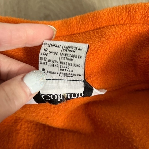Columbia Orange Fleece Zip Up Jacket - Picture 6 of 13